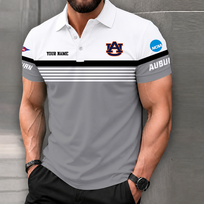 LIMITED EDITION - NEW CUSTOMIZED NCAA FBS13 ABT AUBURN TIGERS POLO SHIRT