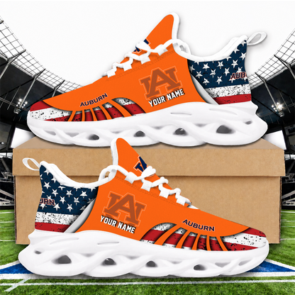 [FAN FAVORITE] NEW CUSTOMIZED NCAA FBS13 ABT AUBURN TIGERS CLUNKY SNEAKERS