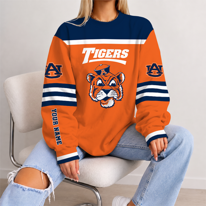 [FAN FAVORITE] NEW CUSTOMIZED NCAA FBS13 ABT AUBURN TIGERS UNISEX SWEATSHIRT