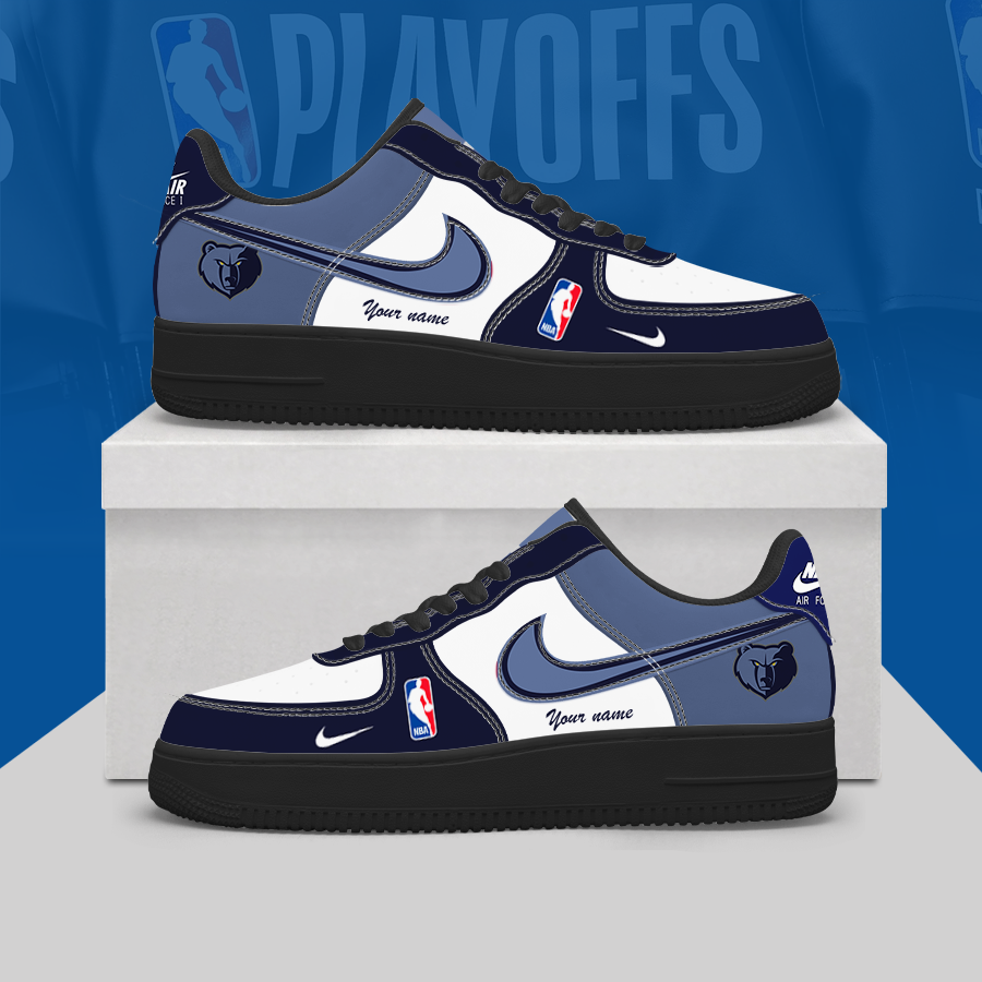 [HOT DEAL] NEW CUSTOMIZED NBA13 MGR MEMPHIS GRIZZLIES AF1 SHOES