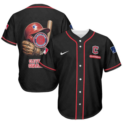LIMITED EDITION - NEW CUSTOMIZED MLB13 CGS CLEVELAND GUARDIANS BASEBALL JERSEY