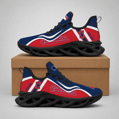 ELITE EDITION - NEW CUSTOMIZED MLB13 CGS CLEVELAND GUARDIANS MAX SOUL SHOES