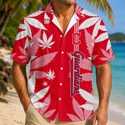 LIMITED EDITION - NEW CUSTOMIZED MLB13 CGS CLEVELAND GUARDIANS UNISEX HAWAIIAN SHIRT