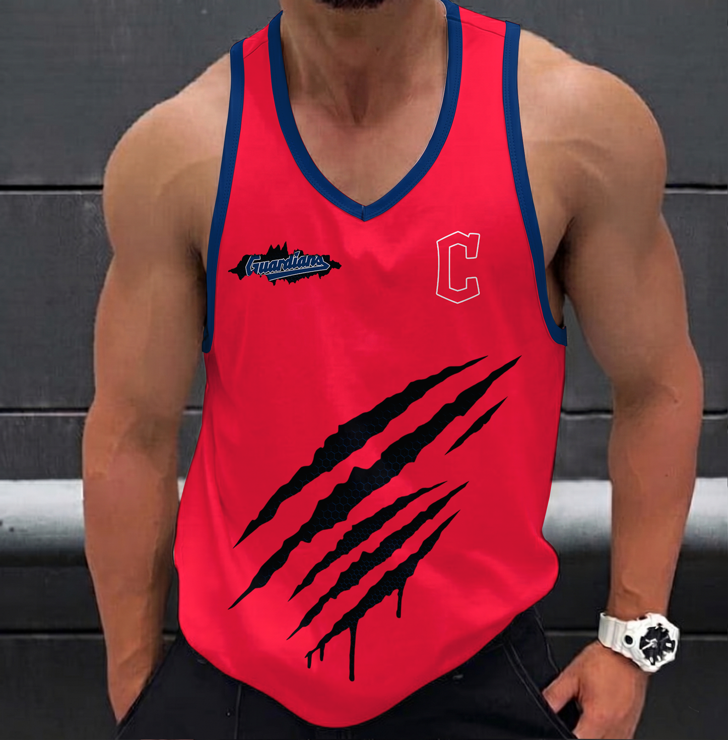 VIRAL EDITION - NEW CUSTOMIZED MLB13 CLEVELAND GUARDIANS UNISEX TANK TOP
