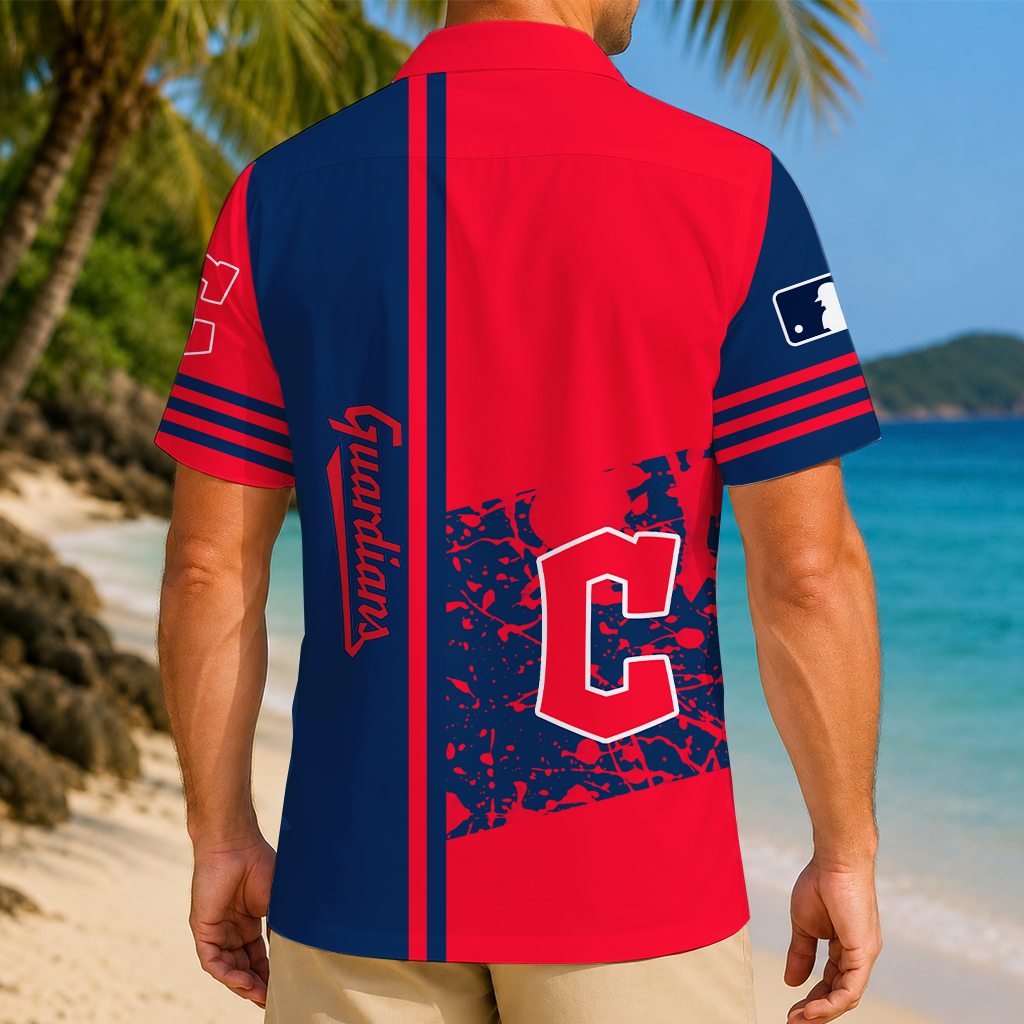 LIMITED EDITION - NEW CUSTOMIZED MLB13 CGS CLEVELAND GUARDIANS UNISEX HAWAIIAN SHIRT