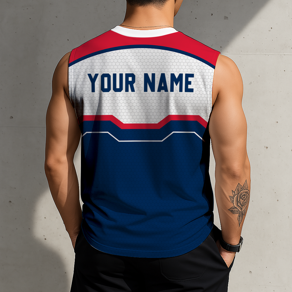 LIMITED EDITION - NEW CUSTOMIZED MLB13 CGS CLEVELAND GUARDIANS MEN'S GYM SHIRT