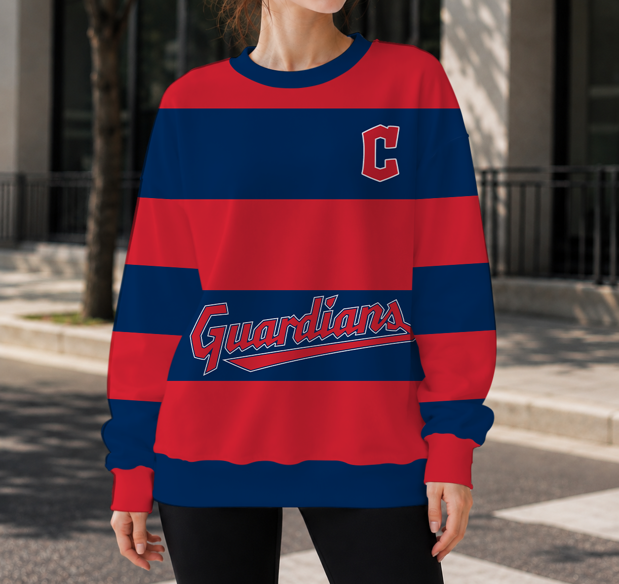 LIMITED EDITION - NEW CUSTOMIZED MLB13 CGS CLEVELAND GUARDIANS UNISEX SWEATSHIRT