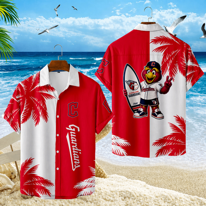 LIMITED EDITION - NEW CUSTOMIZED MLB13 CGS CLEVELAND GUARDIANS UNISEX HAWAIIAN SHIRT