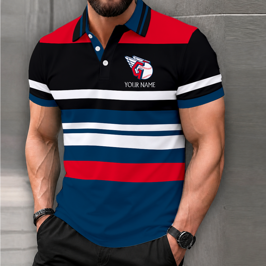 LIMITED EDITION - NEW CUSTOMIZED MLB13 CGS CLEVELAND GUARDIANS POLO SHIRT, ZIP POLO SHIRT & T-SHIRTS