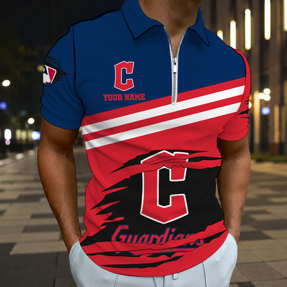 EXCLUSIVE EDITION - NEW CUSTOMIZED MLB13 CGS CLEVELAND GUARDIANS T-SHIRT, POLO SHIRT, ZIP POLO SHIRT, SWEATSHIRT, HOODIE & ZIP HOODIE