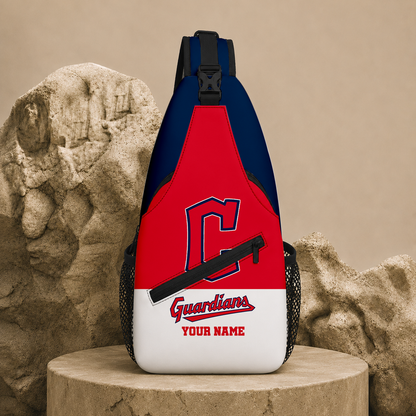 LIMITED EDITION - NEW CUSTOMIZED MLB13 CGS CLEVELAND GUARDIANS SLING BAG