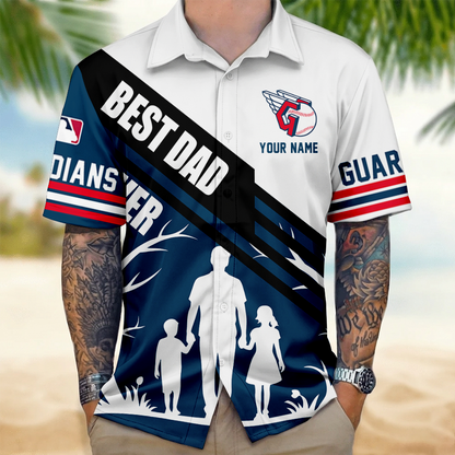 LIMITED EDITION - NEW CUSTOMIZED MLB13 CGS CLEVELAND GUARDIANS UNISEX HAWAIIAN SHIRT