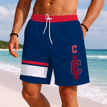 LIMITED EDITION - NEW PREMIUM MLB13 CGS CLEVELAND GUARDIANS BASEBALL SHORT PANTS