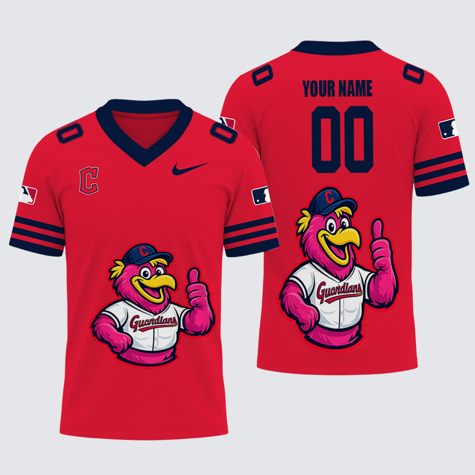 [FLASH SALE] NEW CUSTOMIZED MLB13 CGS CLEVELAND GUARDIANS FOOTBALL JERSEY