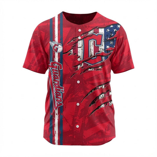 LIMITED EDITION - NEW CUSTOMIZED MLB13 CGS CLEVELAND GUARDIANS BASEBALL JERSEY