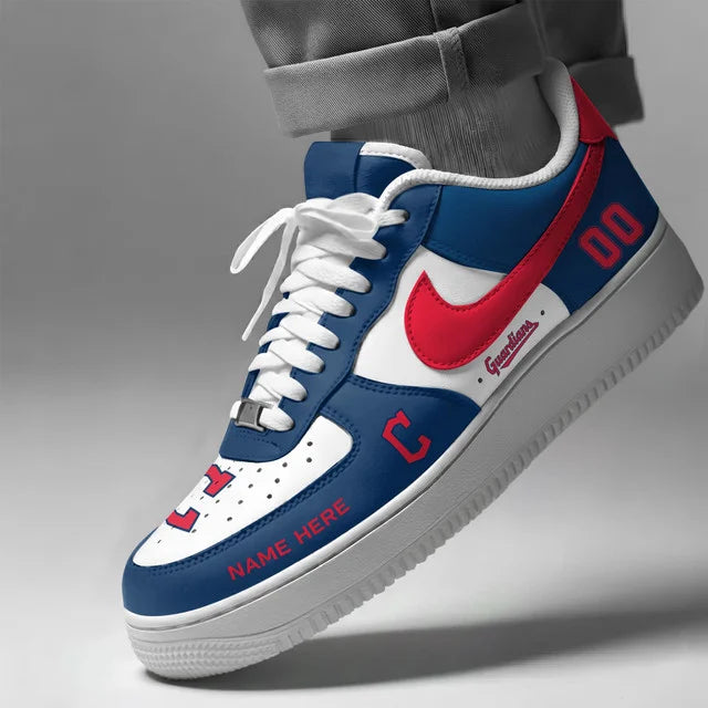 [FLASH SALE] NEW CUSTOMIZED MLB13 CGS CLEVELAND GUARDIANS AF1 SHOES