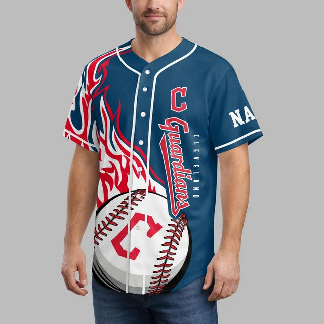 [FLASH SALE] NEW CUSTOMIZED MLB13 CGS CLEVELAND GUARDIANS BASEBALL JERSEY