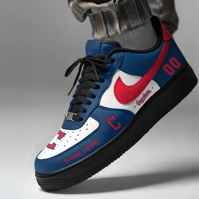 [FLASH SALE] NEW CUSTOMIZED MLB13 CGS CLEVELAND GUARDIANS AF1 SHOES