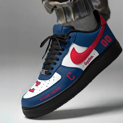 [FLASH SALE] NEW CUSTOMIZED MLB13 CGS CLEVELAND GUARDIANS AF1 SHOES