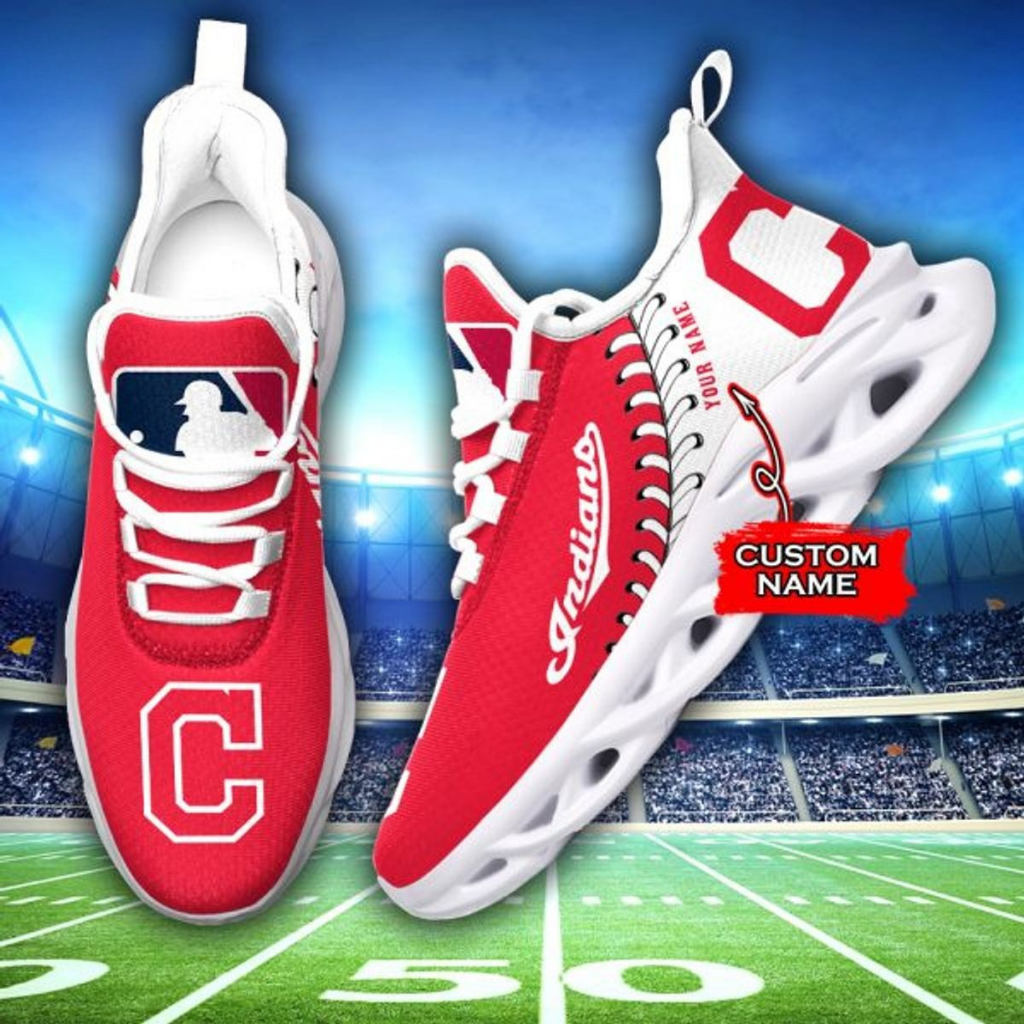 [FLASH SALE] NEW CUSTOMIZED MLB13 CGS CLEVELAND GUARDIANS MAX SOUL SHOES