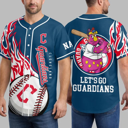 [FLASH SALE] NEW CUSTOMIZED MLB13 CGS CLEVELAND GUARDIANS BASEBALL JERSEY