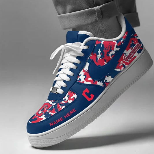 [FLASH SALE] NEW CUSTOMIZED MLB13 CGS CLEVELAND GUARDIANS AF1 SHOES