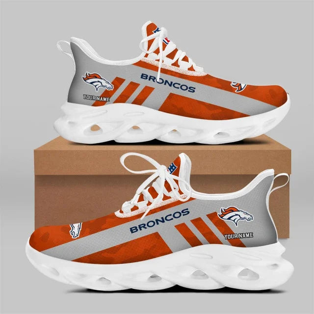 LIMITED EDITION - NEW CUSTOMIZED NFL13 DVB DENVER BRONCOS UNISEX MAX SOUL SHOES