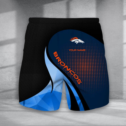 LIMITED EDITION - NEW CUSTOMIZED NFL13 DVB DENVER BRONCOS POLO, T-SHIRT & SHORT PANTS SET