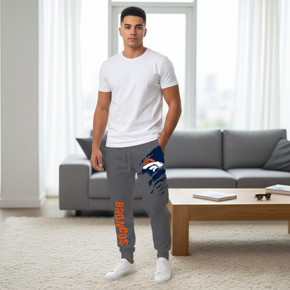 LIMITED EDITION - NEW PERSONALIZED NFL13 DVB DENVER BRONCOS JOGGERS