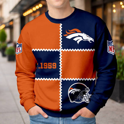 LIMITED EDITION - NEW CUSTOMIZED NFL13 DVB DENVER BRONCOS UNISEX T-SHIRT, POLO, HOODIE & JACKETS