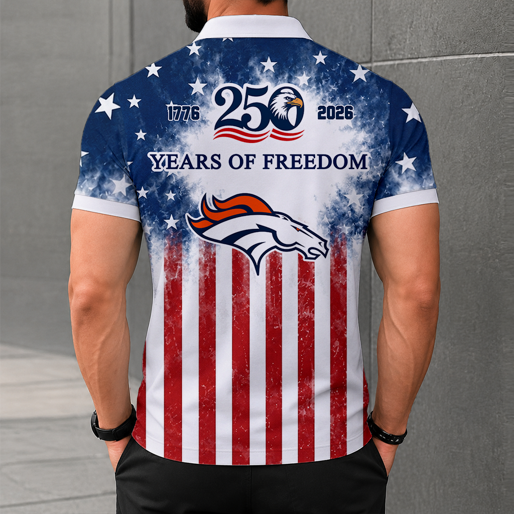 LIMITED EDITION - NEW CUSTOMIZED NFL13 DVB DENVER BRONCOS POLO SHIRT, ZIP POLO SHIRT & T-SHIRTS