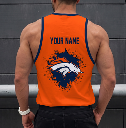 SPECIAL EDITION - NEW CUSTOMIZED NFL13 DVB DENVER BRONCOS UNISEX TANK TOP