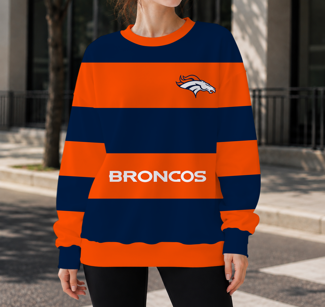 LIMITED EDITION - NEW CUSTOMIZED NFL13 DVB DENVER BRONCOS UNISEX SWEATSHIRT