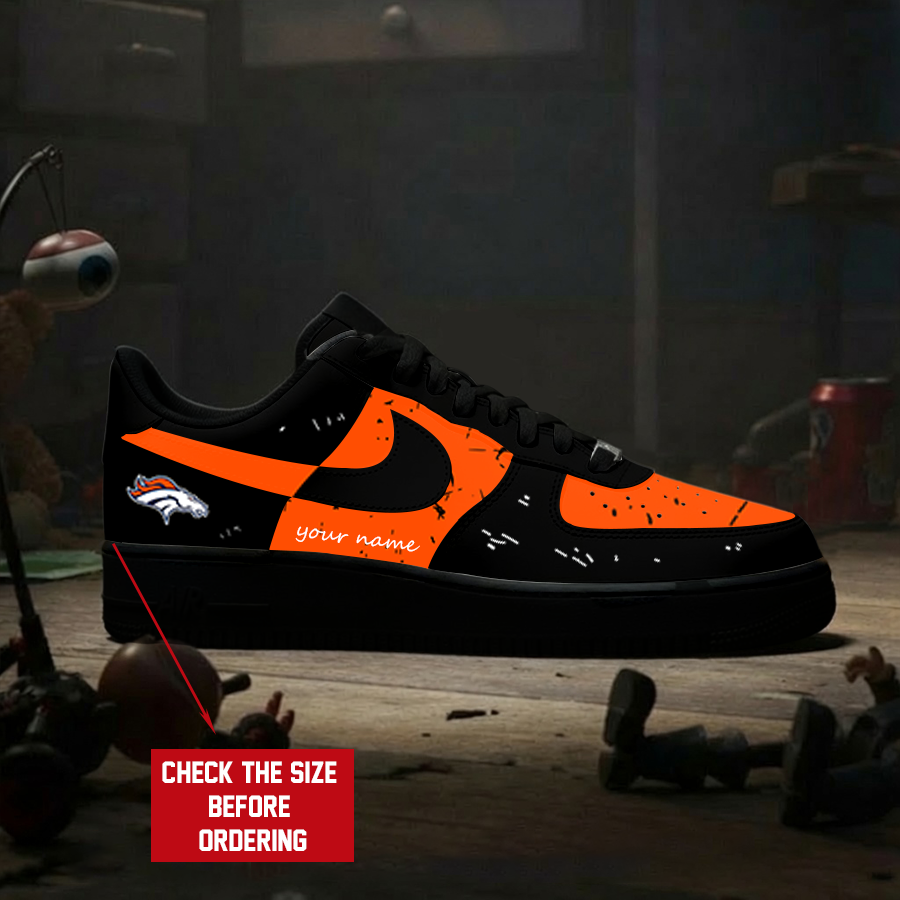 [SPECIAL OFFER] NEW CUSTOMIZED NFL13 DVB DENVER BRONCOS AF1 SNEAKERS