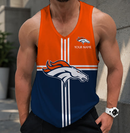 EXCLUSIVE EDITION - NEW CUSTOMIZED NFL13 DVB DENVER BRONCOS TANK TOP