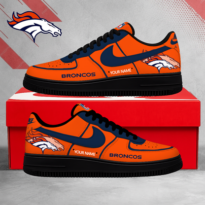 SPECIAL EDITION - NEW CUSTOMIZED NFL13 DVB DENVER BRONCOS AF1 SHOES