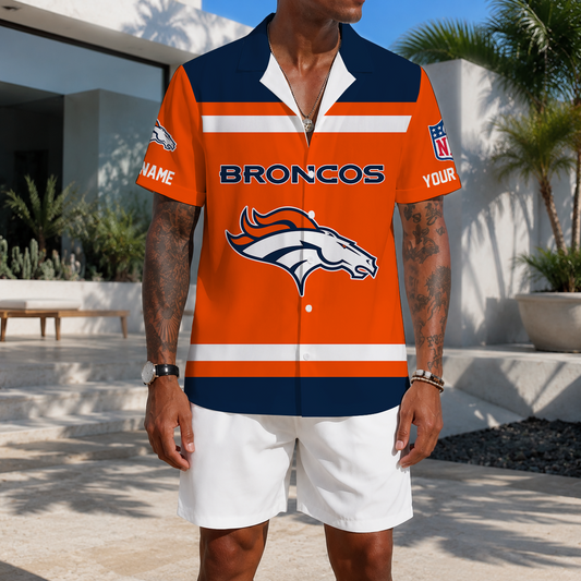 EXCLUSIVE EDITION - NEW CUSTOMIZED NFL13 DVB DENVER BRONCOS UNISEX HAWAIIAN SHIRT