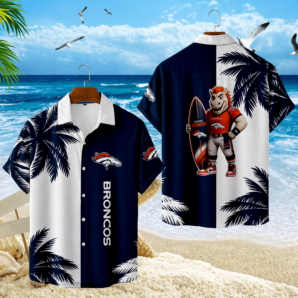 LIMITED EDITION - NEW CUSTOMIZED NFL13 DVB DENVER BRONCOS UNISEX HAWAIIAN SHIRT
