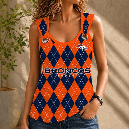 [SPECIAL OFFER] NEW CUSTOMIZED NFL13 DVB DENVER BRONCOS O-RING SHOULDER TANK TOP