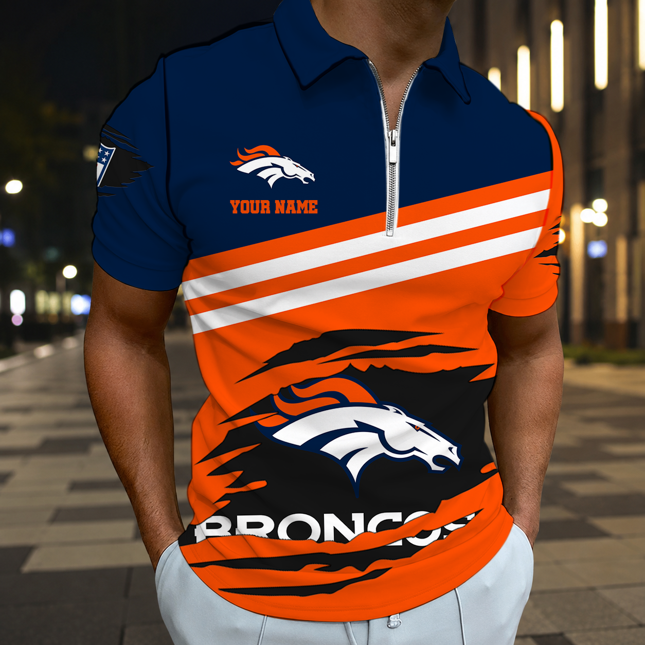 LIMITED EDITION - NEW CUSTOMIZED NFL13 DVB DENVER BRONCOS T-SHIRT, POLO SHIRT, ZIP POLO SHIRT, SWEATSHIRT, HOODIE & ZIP HOODIE
