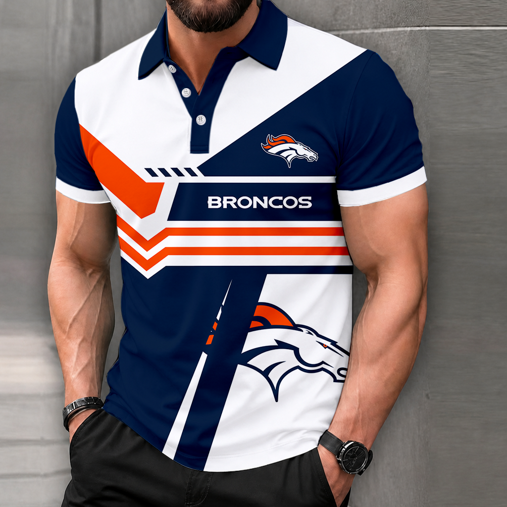 LIMITED EDITION - NEW CUSTOMIZED NFL13 DVB DENVER BRONCOS POLO SHIRT, ZIP POLO SHIRT & T-SHIRTS