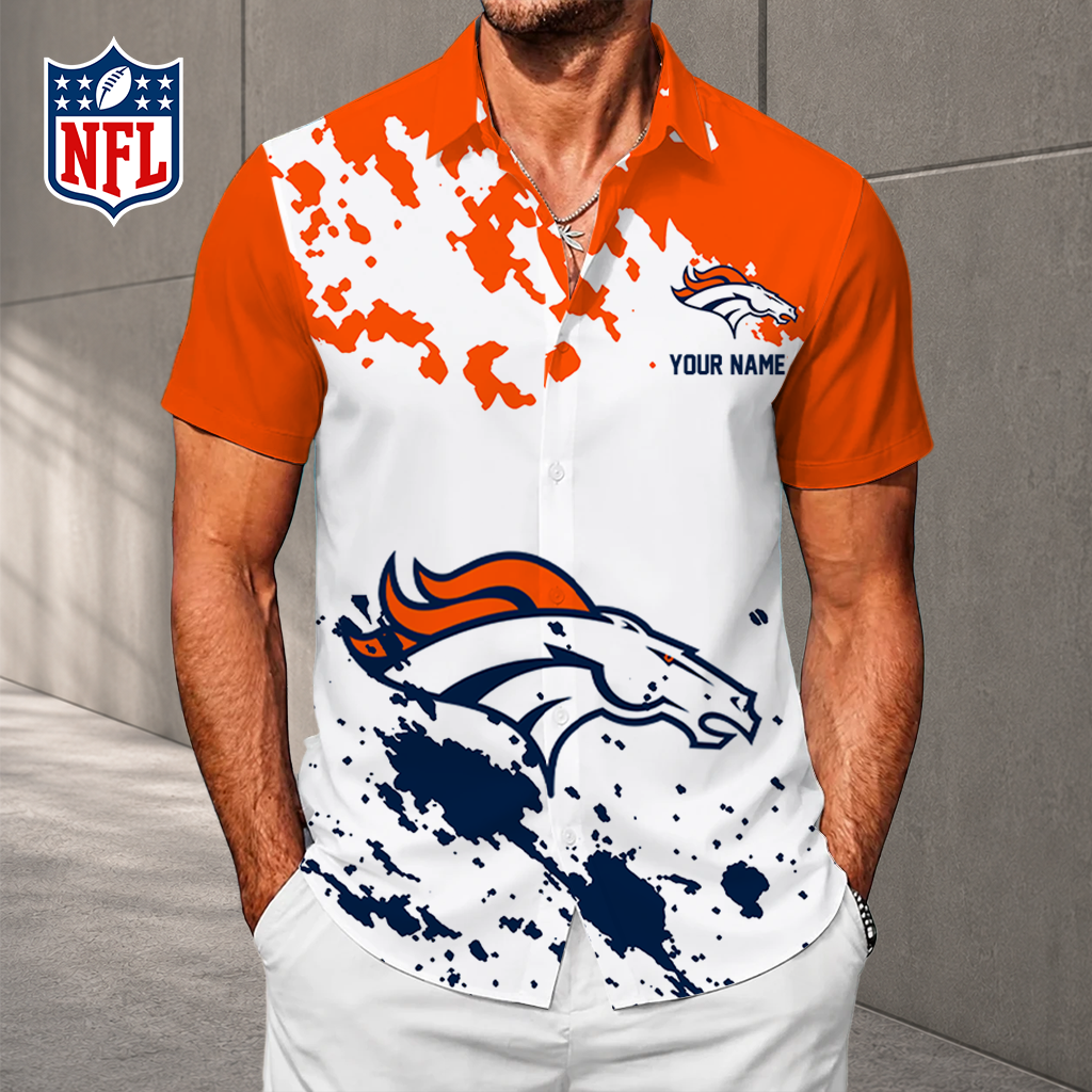 LIMITED EDITION - NEW CUSTOMIZED NFL13 DVB DENVER BRONCOS UNISEX HAWAIIAN SHIRT