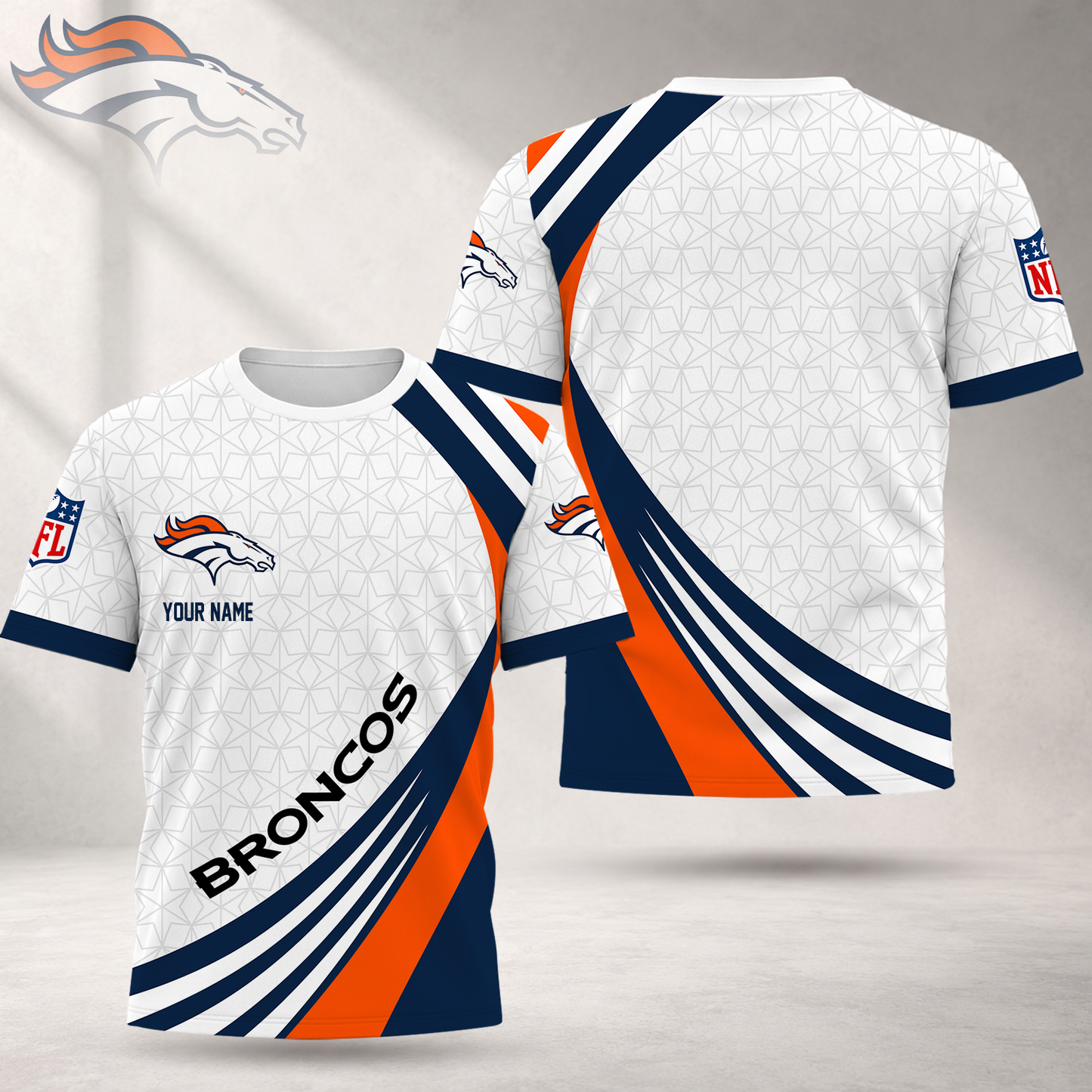 LIMITED EDITION - NEW CUSTOMIZED NFL13 DVB DENVER BRONCOS T-SHIRT, POLO SHIRT, ZIP POLO SHIRT, SWEATSHIRT, HOODIE & ZIP HOODIE