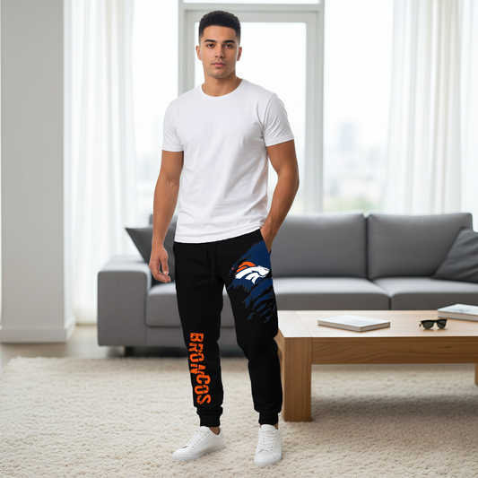 LIMITED EDITION - NEW PERSONALIZED NFL13 DVB DENVER BRONCOS JOGGERS