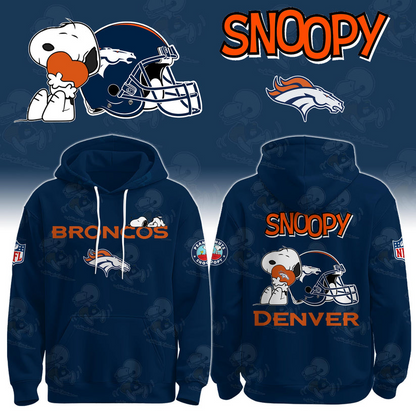 LIMITED EDITION - NEW CUSTOMIZED NFL13 DVB DENVER BRONCOS & SNOOPY UNISEX T-SHIRT, POLO, HOODIE & JACKETS