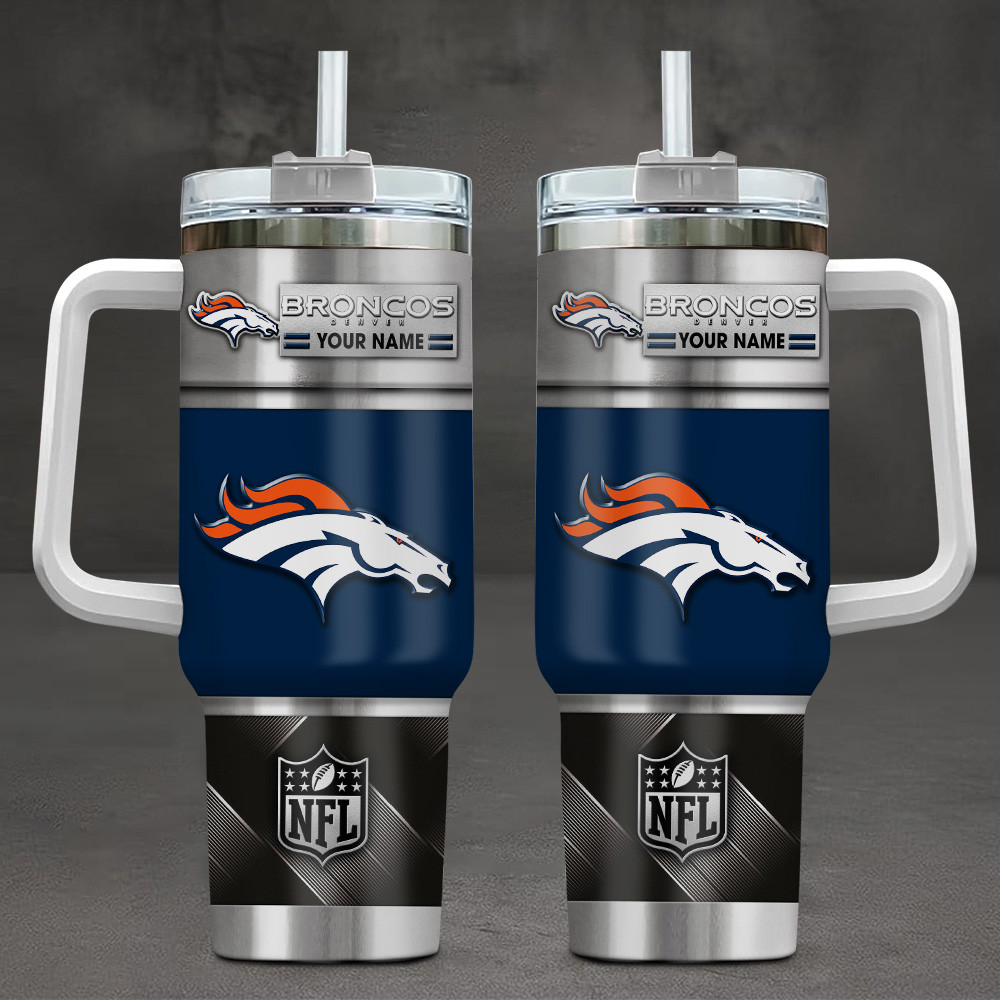 LIMITED EDITION - NEW CUSTOMIZED NFL13 DVB DENVER BRONCOS TUMBLER CUP