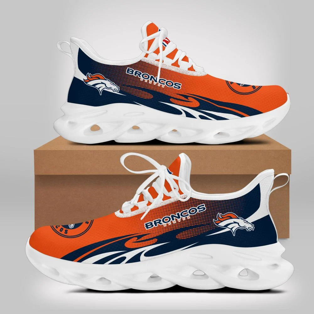 LIMITED EDITION - NEW CUSTOMIZED NFL13 DVB DENVER BRONCOS UNISEX MAX SOUL SHOES