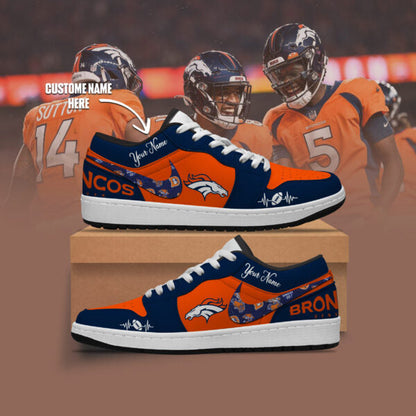[SPECIAL OFFER] NEW CUSTOMIZED NFL13 DVB DENVER BRONCOS AIR JORDAN LOW SHOES