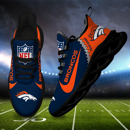LIMITED EDITION - NEW CUSTOMIZED NFL13 DVB DENVER BRONCOS UNISEX MAX SOUL SHOES
