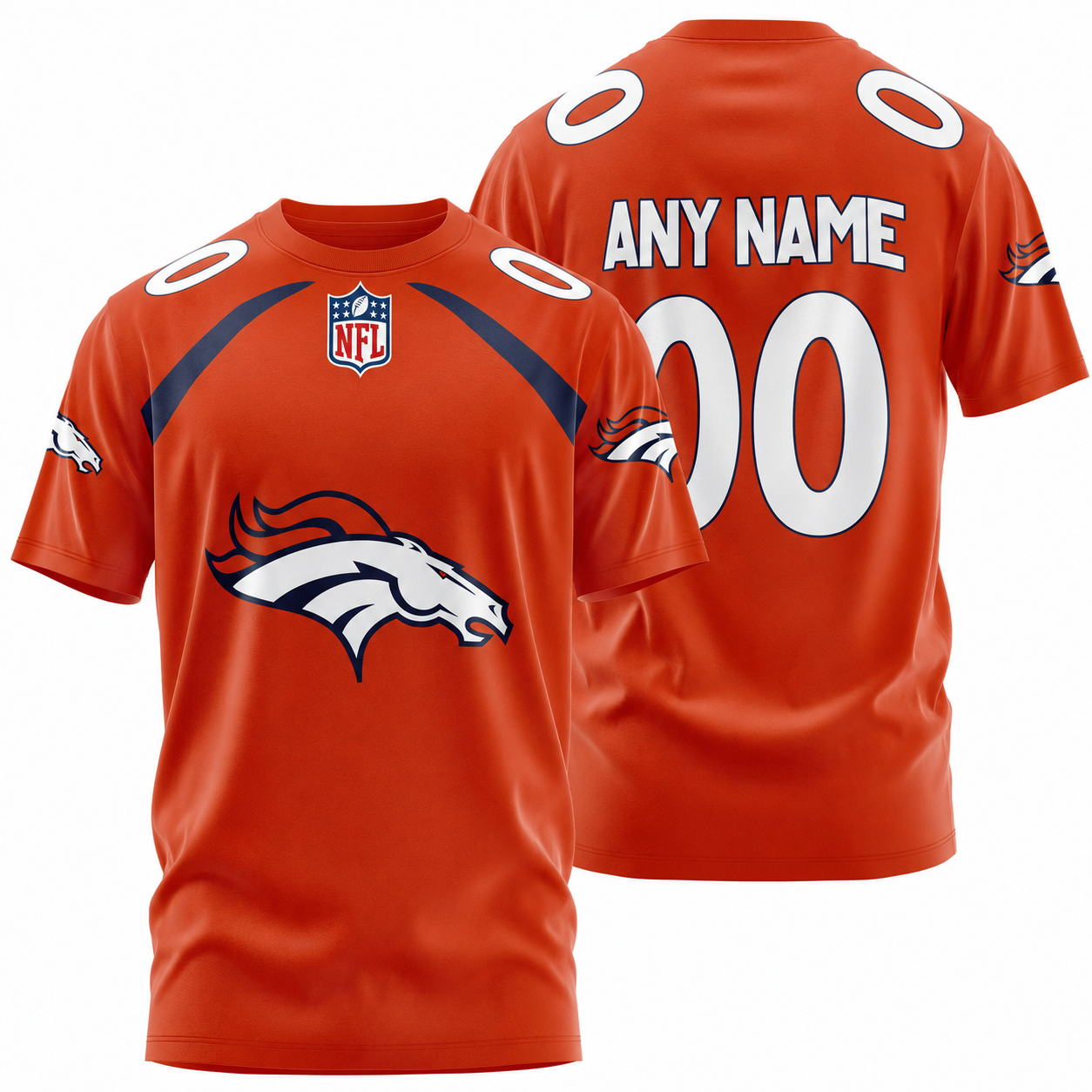 LIMITED EDITION - NEW CUSTOMIZED NFL13 DVB DENVER BRONCOS T-SHIRT, POLO SHIRT, ZIP POLO SHIRT, SWEATSHIRT, HOODIE & ZIP HOODIE